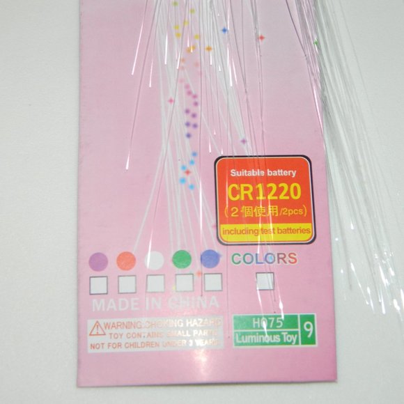 3 for/$25 Fiberoptic Multicolour Light Up LED Flash Braid Hair Clip On (Unit A1) - Picture 3 of 15